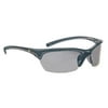 SolarComfort Sportwrap Polarized Wraparound Sunglasses, Gunmetal Gray