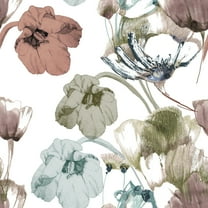 MuralsPrint Summer Love Tulips Removable Wallpaper - 24'' inch x 10'ft