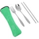 thumbnail image 1 of Juego De Vajilla De Viaje, Vajilla De Camping Segura Antioxidante Que No Se Desvanece, Amigos Y Familias Para Acampar Al Aire Libre, Viajar, Picnic, Etc. ANGGREK Camping Cutlery Set, 1 of 8