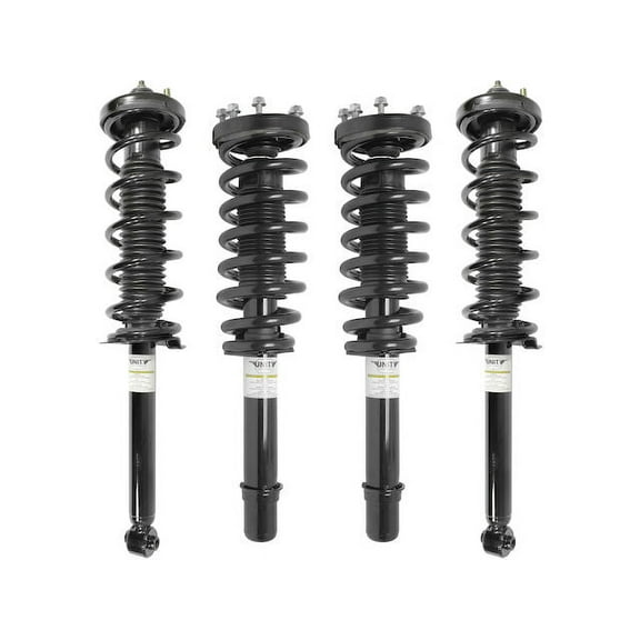 Front and Rear Strut and Coil Spring Assembly 4 Piece Kit - Compatible with 2004 - 2008 Acura TL 2005 2006 2007