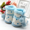 thumbnail image 6 of HUANBAI Baby Girls Boys Soft Booties Snow Boots Toddler Warming Shoes 12, 6 of 7