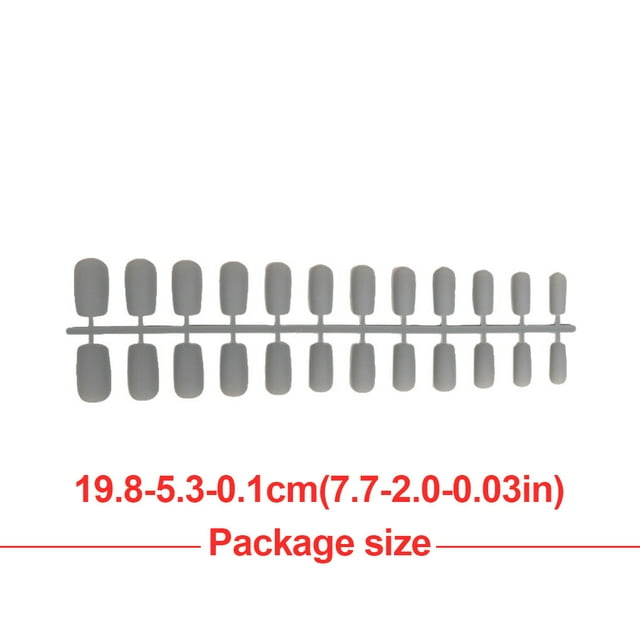 Maoww 1 Set Glue on Nails Medium Length Files Beauty Tool Toe Files Stick Full Cover Wraps Art Decals Artificial Beauty Tool Manicure Kit Decorations 8