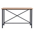thumbnail image 3 of Henn&Hart 47" Black/Golden Oak Metal Home Office, 3 of 11