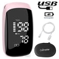 thumbnail image 3 of Oxímetro de pulso de dedo recargable por USB, oxímetro SpO2 PR, Monitor Médico de ritmo cardíaco y oxígeno en sangre para niños y adultos, 3 of 4