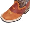 thumbnail image 2 of The Western Shops Boys Cowboy Boots Kids Western Square Toe Leather Boot, 2 of 5