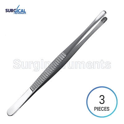 3 Russian Tissue Forceps Surgical Dental Instruments 6