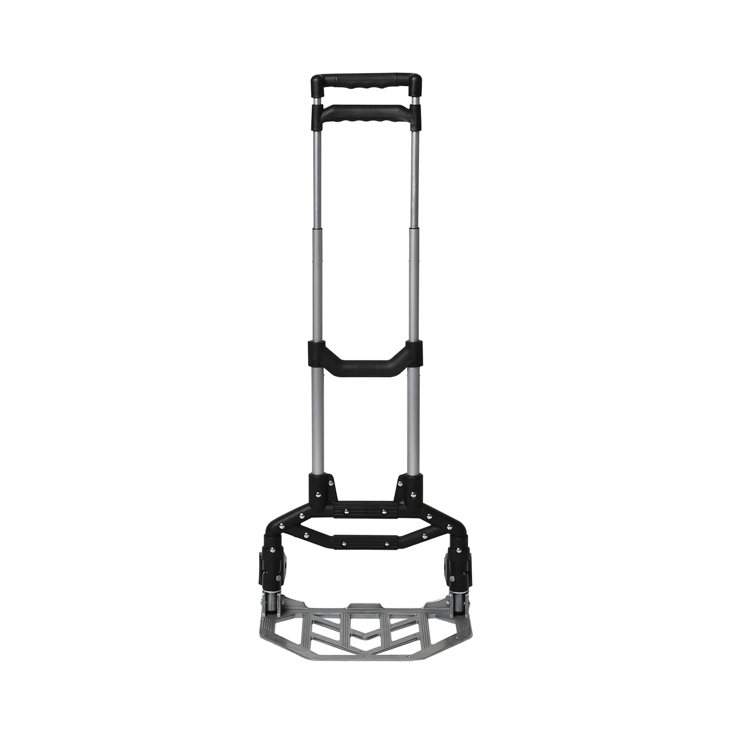 Foldable Hand Truck W/Telescoping Handle Hand Trolley W/2 Ropes Fix Easy Carry 