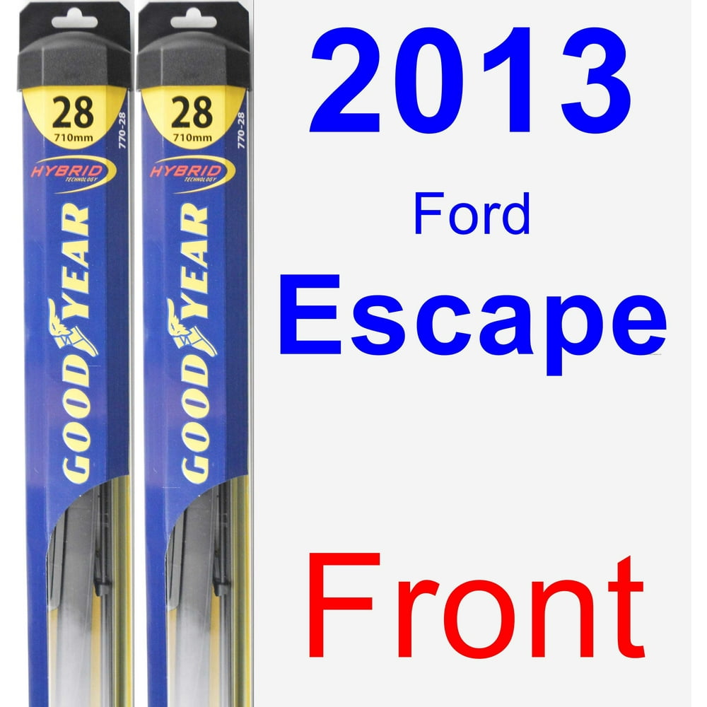 2013 Ford Escape Wiper Blade Set/Kit (Front) (2 Blades) Hybrid