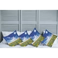 thumbnail image 2 of Ambesonne Colorful Throw Pillow Cover 4 Pack, Flowers Cloudy Sky, 18", Multicolor, 2 of 5