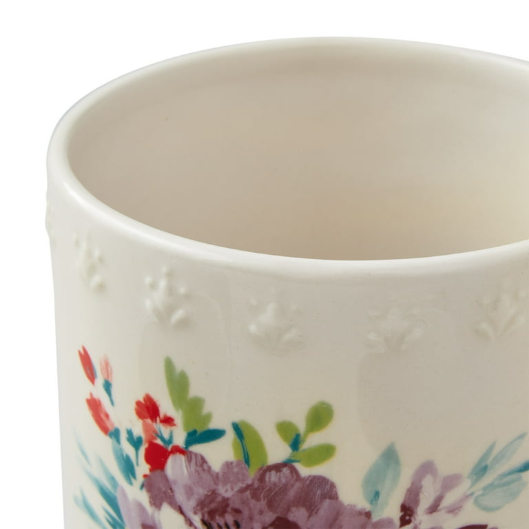 The Pioneer Woman Sweet Rose 7-Piece Stoneware Wine Set - Walmart.com