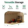 thumbnail image 5 of Little Cottage Co. 8x16 Classic Gambrel Barn with 6 ft. Sidewalls, Outdoor Wood Storage Shed Do-It-Yourself Precut Kit, 5 of 13
