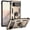 Gold, variant on Google Pixel 6 Case, Pixel 6 Case with Stand Ring Holder, Heavy Duty Protection Shockproof Anti-scratch Kickstand Defender Bumper Case Cover for Google Pixel 6, Silver