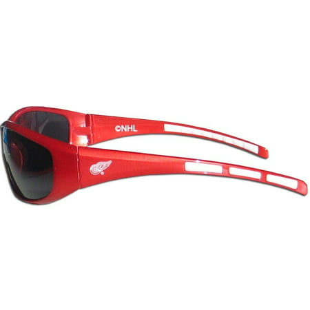 NHL Detroit Red Wings Wrap Sunglasses, Officially Licensed By Siskiyou