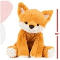 thumbnail image 5 of GUND Cozys Collection Fox Stuffed Animal Plush, Orange, 10”, 5 of 6
