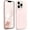 Chalk Pink, variant on Magnetic for iPhone 13 Pro Phone Case, [Compatible with MagSafe][Military Shockproof Protection] Silicone Case with Soft Microfiber Lining, Camera & Screen Protection 6.1 inch, Navy Blue