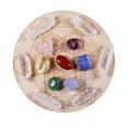 thumbnail image 1 of cristal natural Piedra Curativa De Cristal + Placa De Madera Colección De Crudo Gem Spiritual Lucky C, 1 of 5