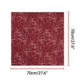 thumbnail image 3 of Bufandas de gasa para mujer - 27.6 X27.6 - Pañuelo cuadrado con estampado floral Pañuelo para el cuello Pañuelo para el cuello Vino rojo 70x70cm/27.6x27.6 inches(LxW), 3 of 5
