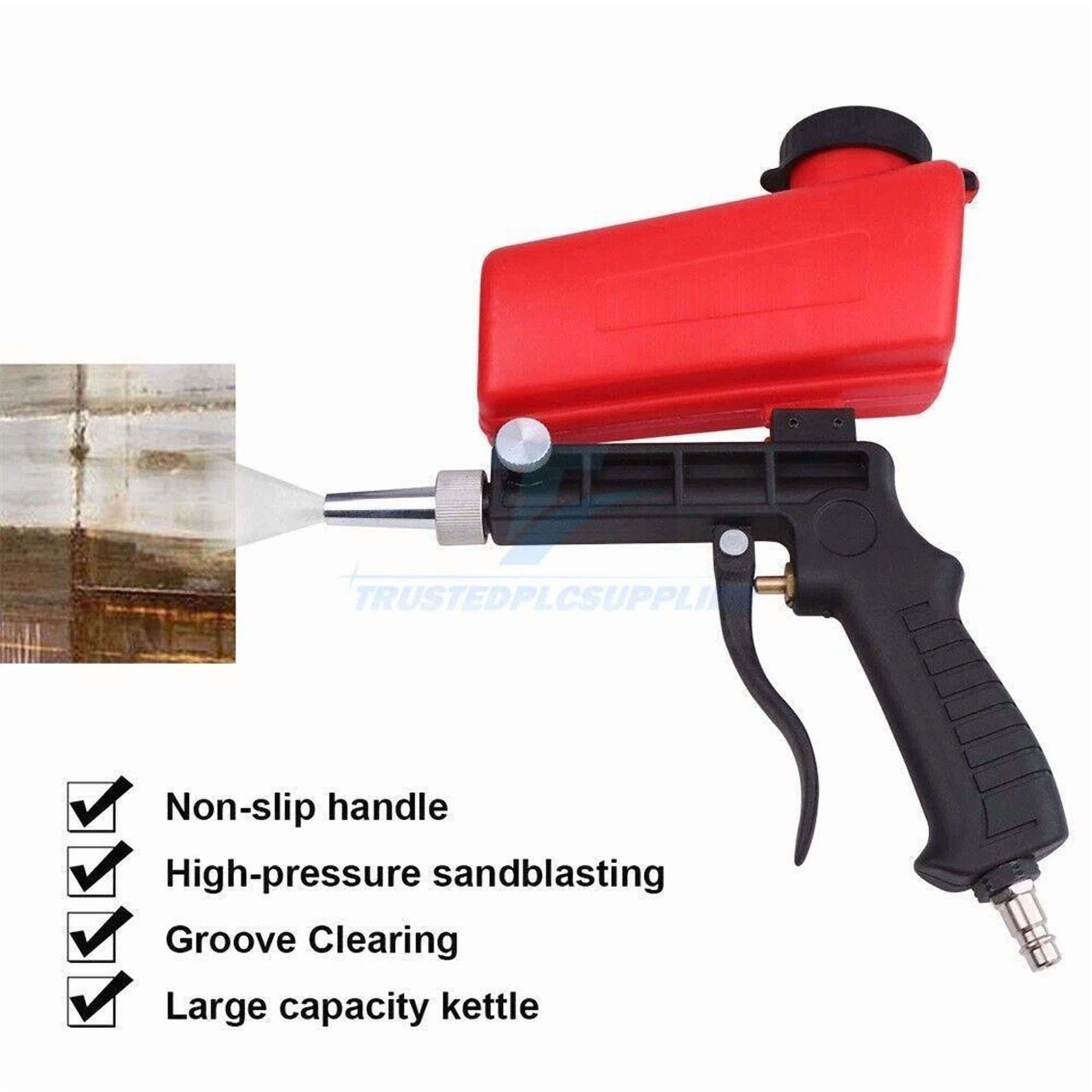 Portable Handheld Air Compressor Speed Sand Gun Blaster Sand Blasting 1/4 In