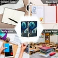 thumbnail image 6 of FORMRS 1-Subject Spiral Notebook 8" x 5" College Ruled 60 Refillable Sheet A5 Hard Cover, 2 Pack, Blue Planet, 6 of 7