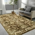 thumbnail image 2 of Jamfeel Vintage Rugs Modern Area Rug Indoor Carpet for Bedroom Living Room Home Decor Office,6'x9',Brown, 2 of 7