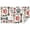 Paw Prints and-2, variant on Paw Prints and Bones Rectangle Tablecloth 60"x84",Waterproof Polyester Rectangle Table Cloth, Wipeable Spillproof Polyester Tablecloth for Dining, Camping, Indoor and Outdoor