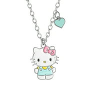 Sanrio Girls/Tweens Hello Kitty & Cinnamoroll Best Friends Necklace, Set of 2 with BFF Charm, 18