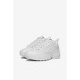 thumbnail image 4 of FILA Womens Disruptor 2 Shine Metallic White/White/White - 5XM02337-100 WHITE/WHITE/WHITE, 4 of 4