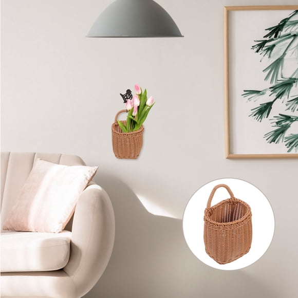 SOPOTUTU Colgante De Imitación Rattan Para Almacenamiento Y Interior