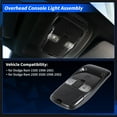 thumbnail image 2 of Conjunto de Luz de Consola Superior de Fibra de Carbono Unique Bargains para Dodge para Ram 1500 1998-2001 Lámpara de Lectura de Techo Interior No.SN96TL2AA Negro Fibra de Carbono, 2 of 7
