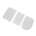 thumbnail image 3 of Injueey 3 unids/set de herramientas de decoración de pasteles, espátulas para masa, accesorios ornamentales de panadería, accesorios para rebanar Herramientas y accesorios para hornear Blanco Injueey JJ14756-01B, 3 of 6
