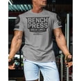 thumbnail image 3 of Gymish Bench Press Workout T-Shirt for Men – Funny Gym Shirt, Deadlift & Lifting Tee, Men's Workout Shirts, Athletic Gym Clothes, 3 of 5