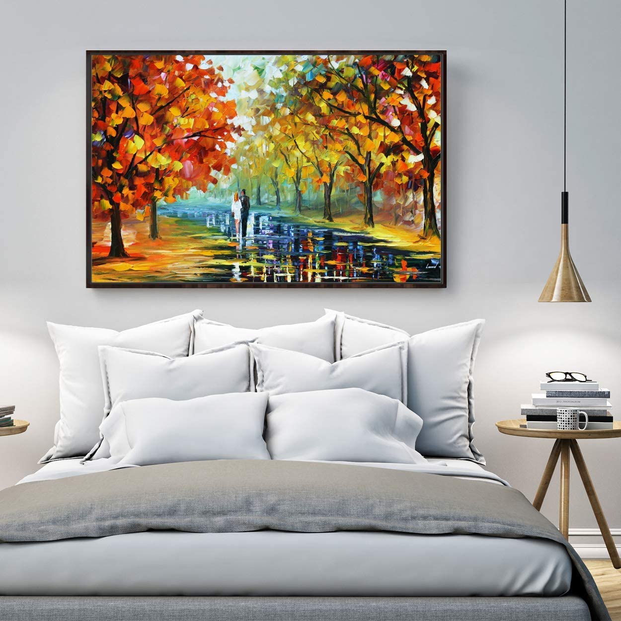 Wall26 Framed Modern Landscape Canvas Wall Art Oil Painting Prints, 24