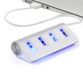 thumbnail image 2 of Alta velocidad 4 puertos USB 2.0 Hub Puerto USB Hub USB Portable OTG Hub USB Splitter para Macbook Air Laptop PC Tablet Eigraketly DZ2099-00B, 2 of 2