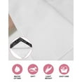 thumbnail image 6 of Black Geometric Kitchen Dish Towels for Drying Dishes Set of 2, Contemporary Minimalism Abstract Pattern Waffle Weave Microfiber Hand Tea Bathroom Towels Quick Dry & Absorbent Towel 12x12, 6 of 7