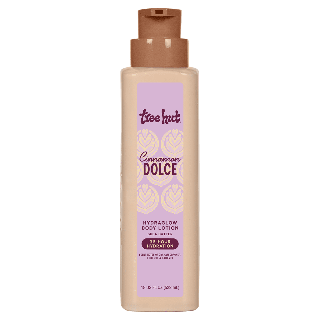 Tree Hut Cinnamon Dolce Hydraglow Shea Butter Body Lotion, 18 fl oz