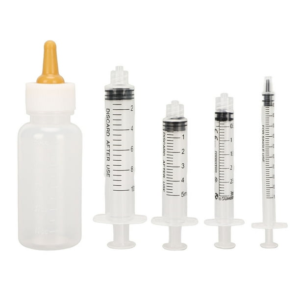 Kitten Feeding Bottles, Replacement Nipple Safe Pet Kits Multiple Scale