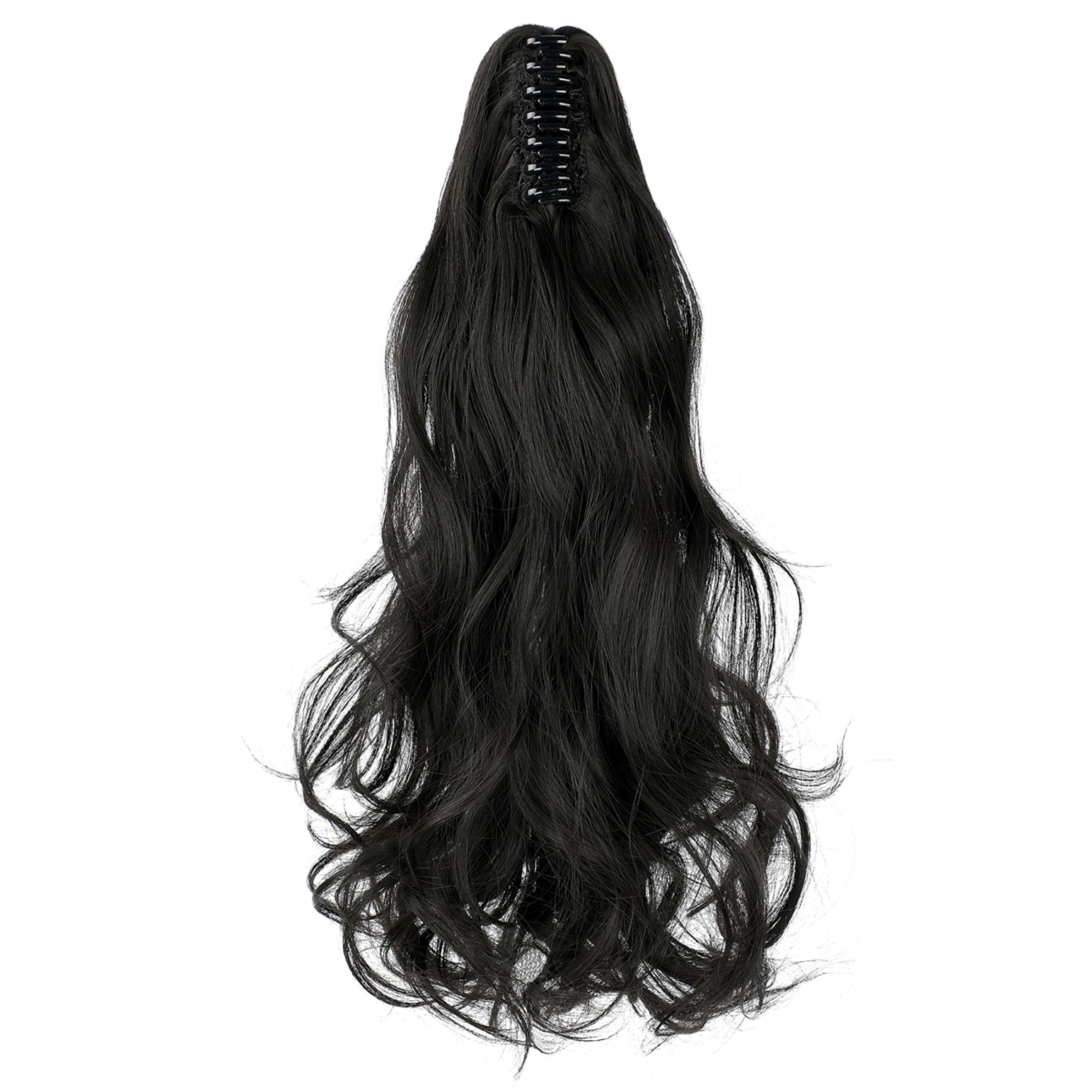AynnQueen Ponytail Extension Claw Clip in Pony Tails Hair Extensions Synthetic Wavy Straight Secret Ponytail Hairpiece 18/21 Inch