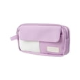 thumbnail image 2 of Rollback,Large-capacity Pencil Case For High School Students Stationery Bag For Students Small Red Same Style Senior Preppy Style Zipper,Items Under 5 Dollars, 2 of 4
