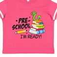 thumbnail image 4 of Inktastic Bookworm Ready for Preschool Boys or Girls Toddler T-Shirt, 4 of 5