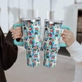 thumbnail image 6 of 40 oz German Shorthaired Pointer Tumbler with Handle, Insulated Stainless Dog Tumbler Coffee Travel Mugs Cup Water Bottle German Shorthair Pointer Lovers Gifts for Women Girls, 6 of 6