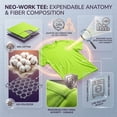 thumbnail image 4 of Crown Craze® Men’s High Visibility Safety T-Shirt, Hi Vis Construction Tee (Safety Orange 4 Pack, L), 4 of 7
