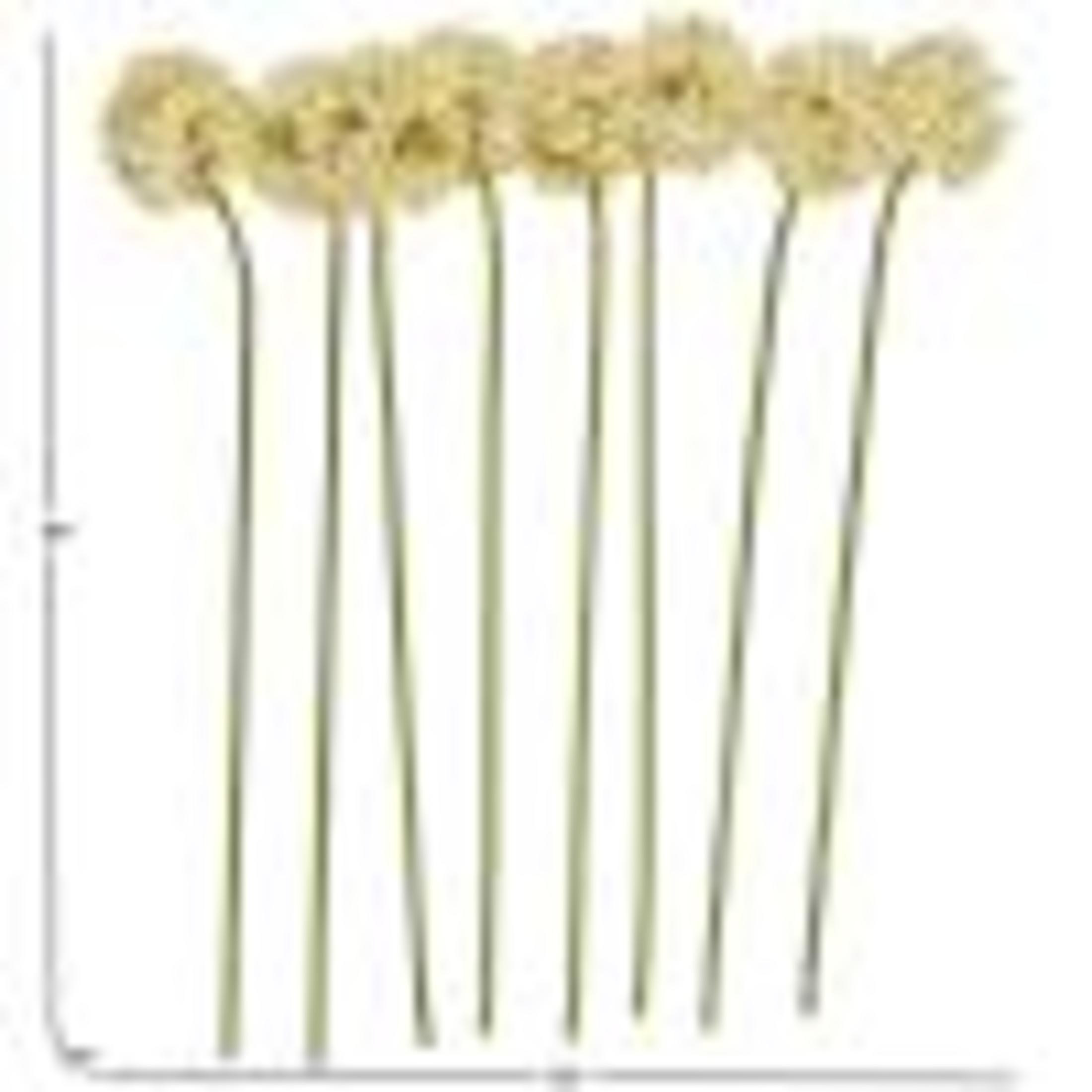 31" Plastic Floral Tall Allium Artificial Flower Stem, by DecMode (8 Count)