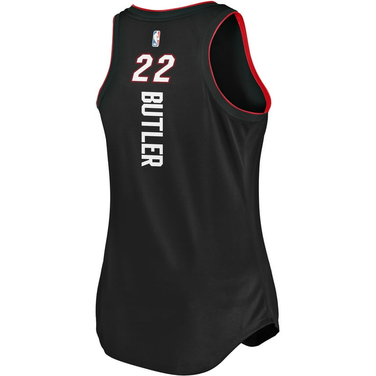 Women s Fanatics Branded Jimmy Butler Black Miami Heat Fast Break Team Tank Jersey Icon Edition
