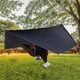 thumbnail image 3 of pesa Lona Hamaca Mosca Cubierta 360x280CM Gran impermeable Camping Refugio Lona ligera con bolsa para viajes al aire libre Camp Negro Macarena Lona impermeable para tienda, 3 of 8