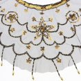 thumbnail image 4 of Lady Belly Dance Lentejuelas Facial Accesorio De Disfraz De Halloween Negro+Lady Belly Dance Lentejuelas Facial Accesorio De Disfraz De Halloween Azul Colco Cara de malla de vientre, 4 of 8