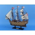 thumbnail image 2 of HMS Victory 14" - Wooden Tall Ship - Nautical Decoration - Model Tall Ship - T, 2 of 2