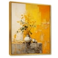 thumbnail image 2 of Designart "Creative Sunny Ceramics III" Boho Pottery Floater Framed Canvas Prints, 2 of 5