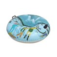 thumbnail image 3 of ZHAOCHENG Tubo de esquí inflable, tubo de trineo con diseño de mango, tubo de nieve flotante, anillos de esquí inflables al aire libre, asas circulares fuertes para vacaciones al aire libre, 3 of 5