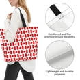 thumbnail image 3 of Fotbe Canada Bolsa Tote Estética de Lona con Estampado para Mujer - Bolsa Reutilizable de Hombro Casual para Vacaciones, Compras, Trabajo y Gimnasio, 3 of 8
