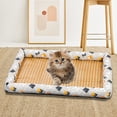 thumbnail image 4 of Pet Bed Cartoon Cute Animal Fruit Print - Large Space Dog Sleeping Bed - Soft Cooling Summer Small Medium Large Dogs Cat Pad Mat, 4 of 8